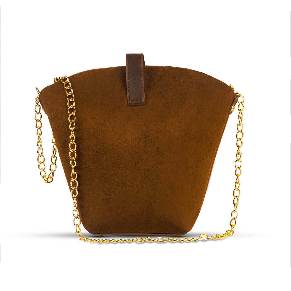 BUCKET SUEDE BROWN - Bag X