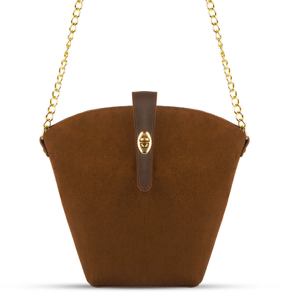 BUCKET SUEDE BROWN - Bag X