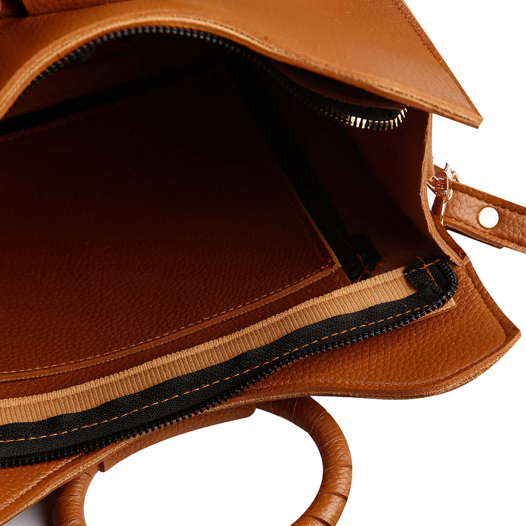 STITCH BROWN - Bag X